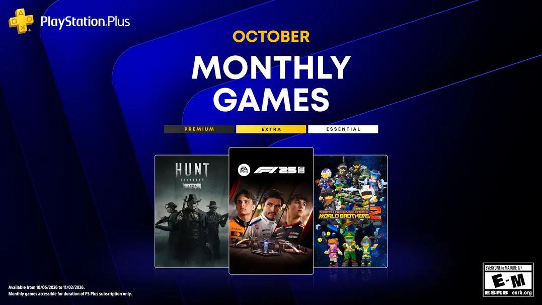 PlayStation Plus October 2026 Games: Racing, Monsters, and Voxel Chaos